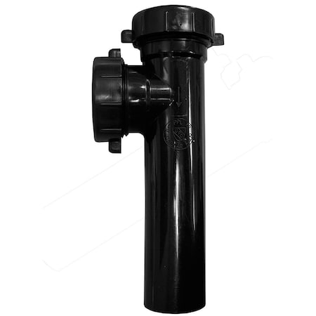 Jones Stephens 1-1/2in. Black Plastic Slip Joint End Outlet Tee Only P39009